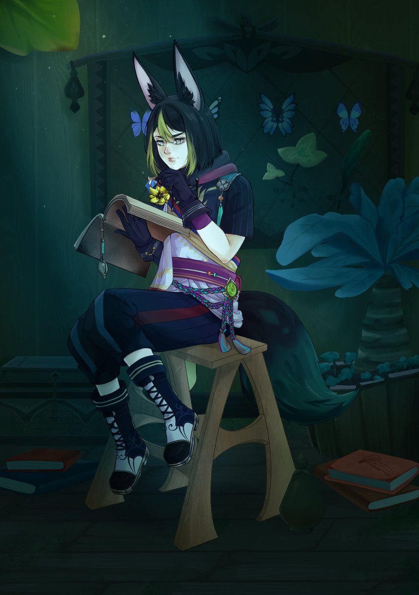 Мій Тігнарі до <a href="/ukrgenshinzin/">УКРЗІН Genshin impact</a> 💖🥰
Скинула два варіанти ✌🏻
#Genshin_Impact #Genshinfanart #Tighnari