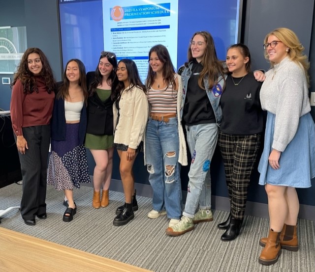 emory_ila's tweet photo. Yesterday the ILA's Juniors and Seniors presented at our yearly Spring Symposium, showing us all of the work they've done on their theses.

They all did fantastic and should be proud of that hard work that they've put forth! We're so thankful for you all! https://t.co/NhdOjOEACi