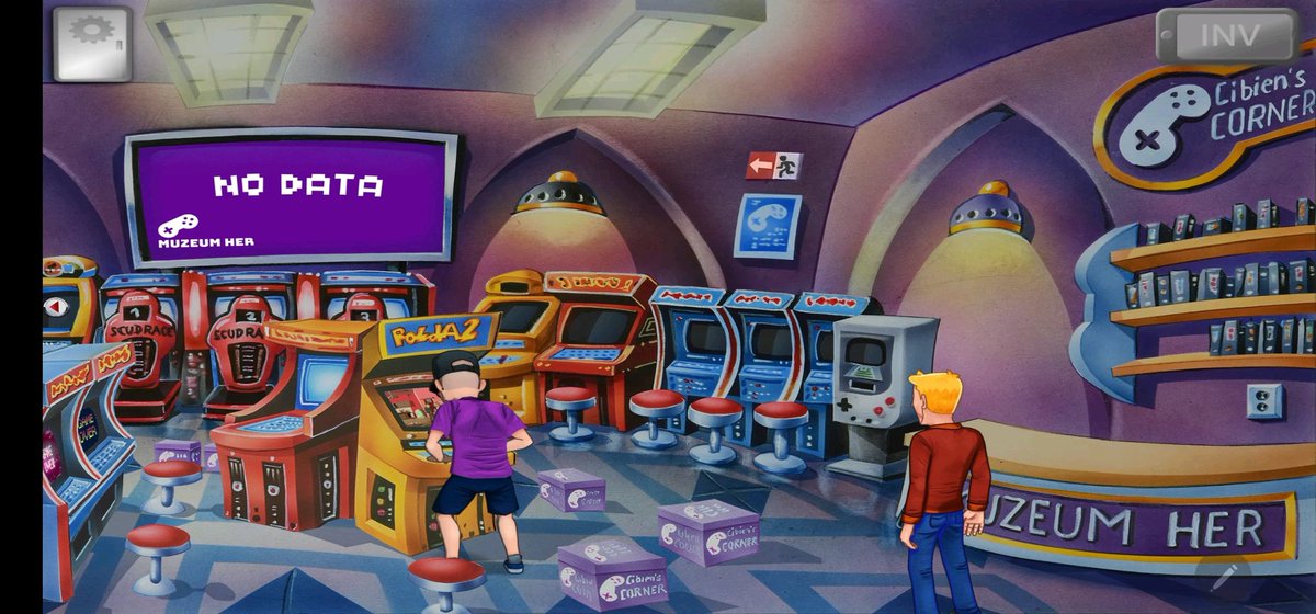 TinySwitchGamer's tweet image. #Polda7 a Muzeum her.
Tuším, že v této lokaci se mi bude líbit ;) a zatím mě vcelku baví celá hra, pár dobrých vtípků už taky zaznělo či pobavilo.