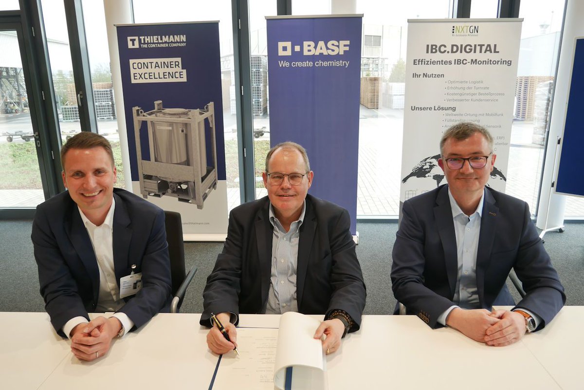 Welcome to the IoT! tracingo becomes http://ibc.digitalbc-digital
Mit BASF und THIELMANN als Partnern legt NXTGN den Grundstein für eine strategische Partnerschaft im Bereich IBC-Tracking. 
Mehr dazu: hubs.li/Q01MQYF-0

#SmartLogistics #IBCTracking #SupplyChain