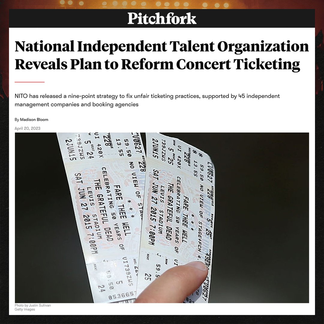 NITO_Live's tweet photo. Word is out! 🗣️

We're ready to find solutions to the industry's ticketing dilemma. Thank you to those helping to share — and advocate for — the NITO Ticketing Platform.

Read more about it. 👇