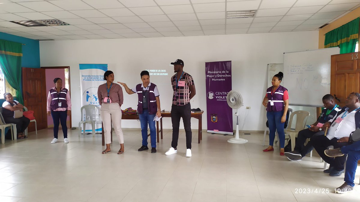 SDH_Zona1's tweet photo. 📍#SanLorenzo
📌En coordinación con la Fundación #OVCI realizamos el taller teórico práctico sobre Fortalecimiento de las capacidades técnicas de las y los tenientes políticos de la zona norte de Esmeraldas, se contó con 33 participantes.
#EnTerritorio https://t.co/0I58SQjB5c