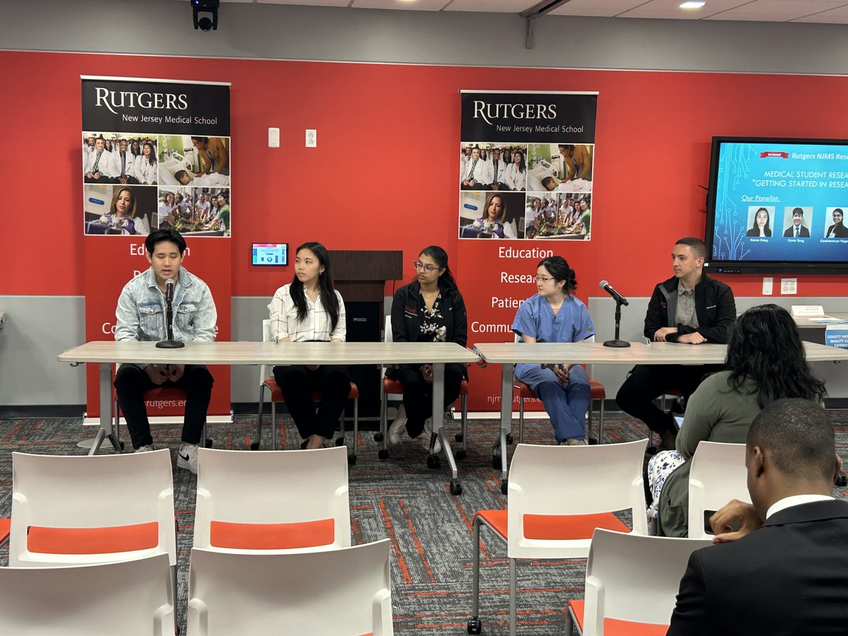 Rutgers_NJMS's tweet photo. The 1st Annual Rutgers NJMS Research Symposium, which showcased the Biomedical research of NJMS medical students, was held on Monday, April 24 in the Medical Science Building. #RutgersNJMS https://t.co/yZoUBeLXHO