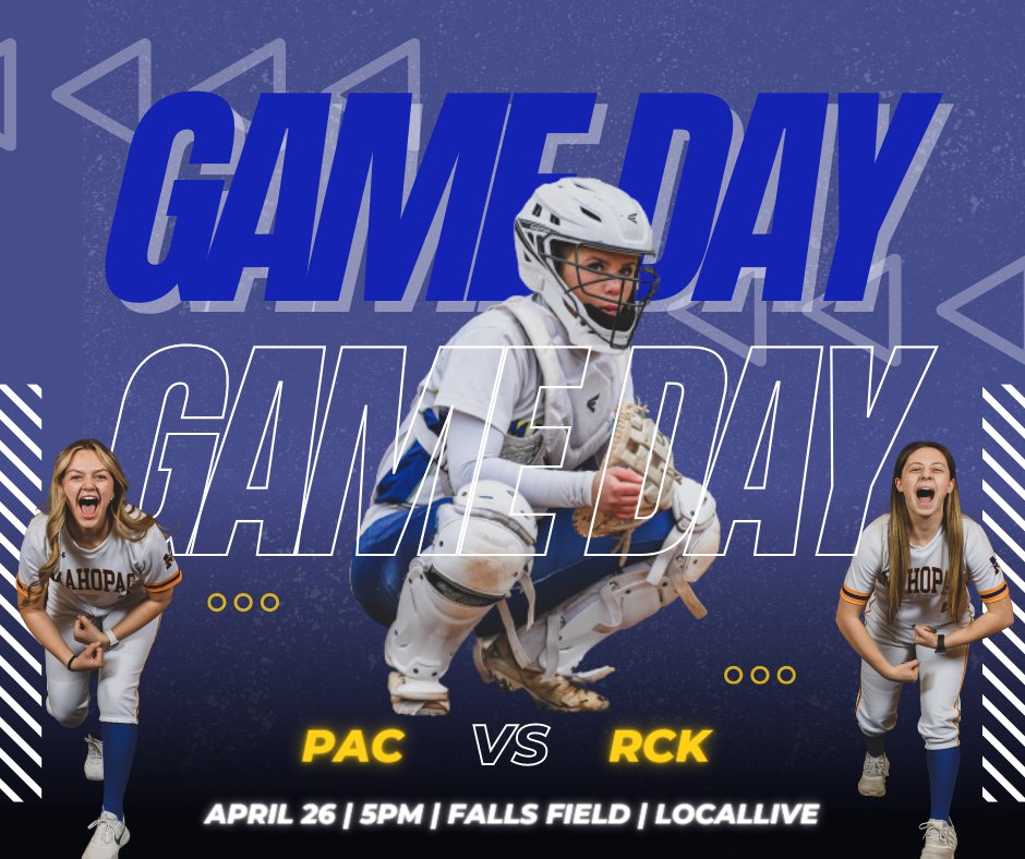 GAME DAY! Pac hosts RCK at the Falls today for a league match up. First pitch 5PM. Let's go ladies!