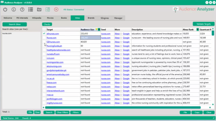 Audience Analyzer 1.0.4.1 2023 - Facebook Interest Research Tool blackhatsem.com/Thread-Audienc…