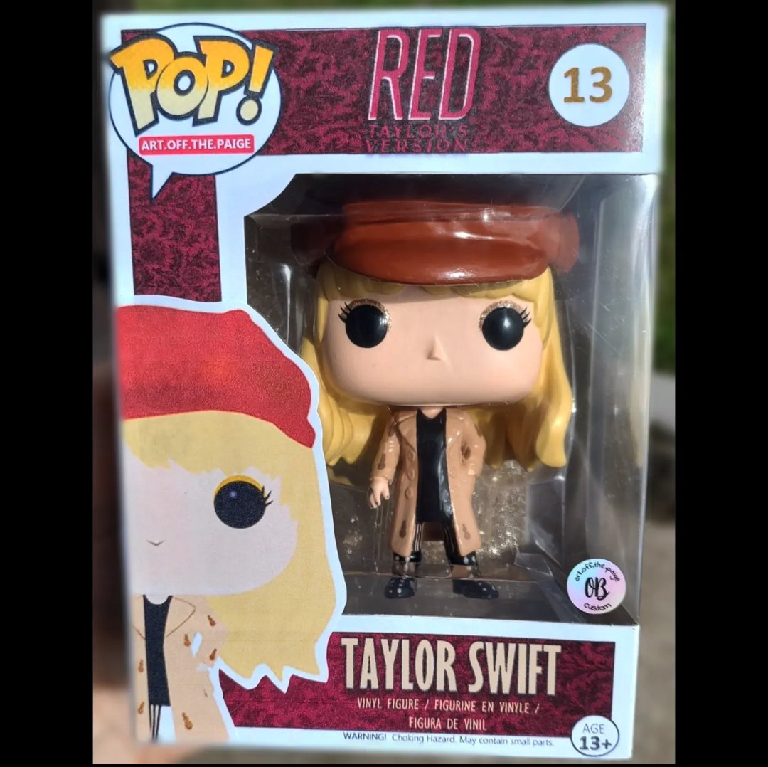 art.off.the.paige / Olivia on X: CUSTOM Taylor Swift Funko Pop Red  (Taylor's Version) ❤️ #taylor #swift #taylorswift #red #redtaylorsversion  #tv #swiftie #pop #custompop #autumn #fall #art #artist #hat #eras #love  #alltoowell #paint #
