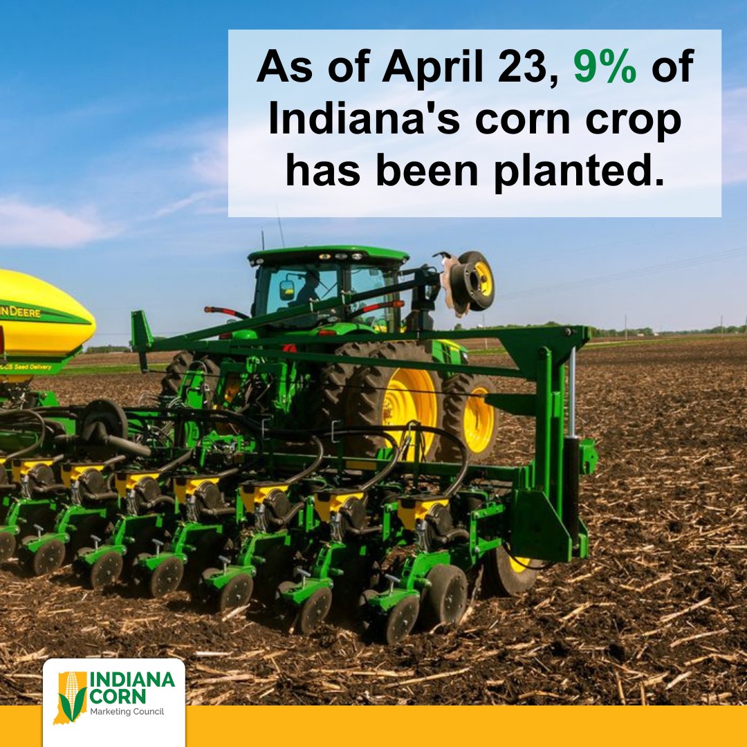 Indiana Corn on Twitter "As of 4/23, 9 of Indiana's corn crop has