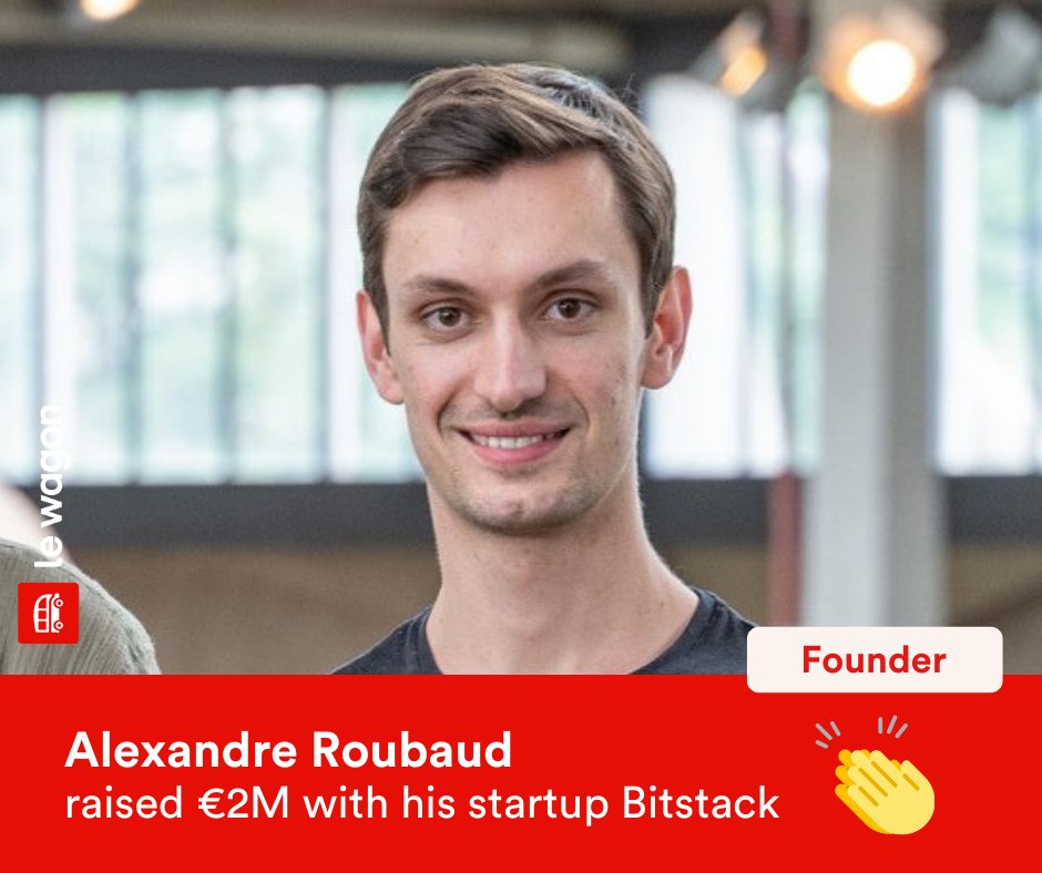 LeWagonMontreal's tweet photo. We're very proud to share that @alexroubaud Le Wagon Montreal alumni, raised €2M to democratize #Bitcoin in France and beyond with @bitstack 🚀

Congratulations on this huge milestone 👏👏👏

#bootcampgraduate #codingbootcamp #founder #tech #startup #bitcoin https://t.co/thKmf2gSRs
