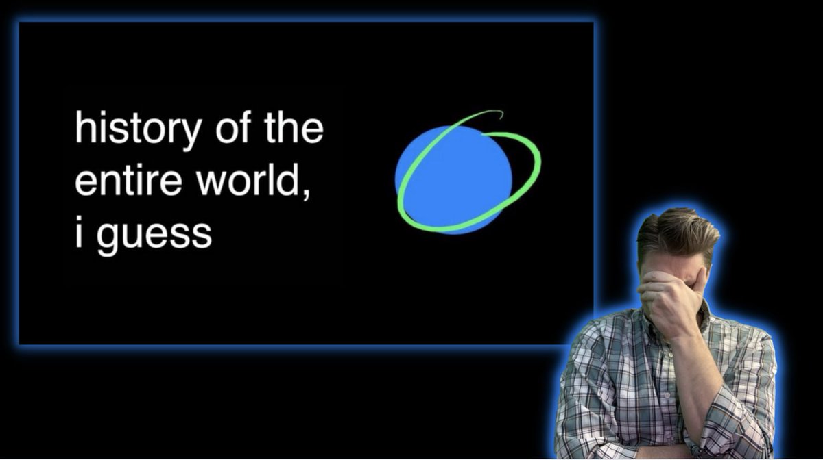 #Reaction to #History of the World, I guess youtu.be/0U5zSRodESk via <a href="/YouTube/">YouTube</a>