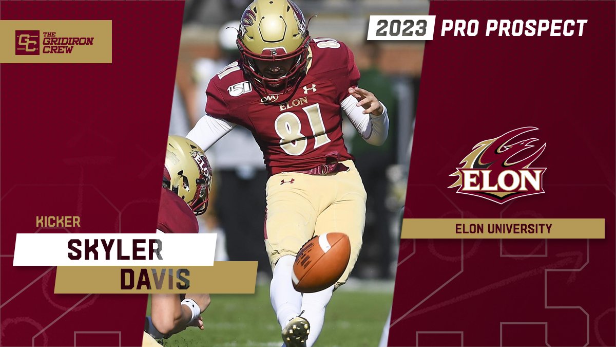 Gridiron_Crew's tweet photo. ⚠️ Attention Pro Scouts, Coaches, and GMs ⚠️

You need to look at 2023 Pro Prospect, Skyler Davis @skylerd47, a K from @ElonFootball

#2023ProProspect #DraftTwitter #NFLDraft #CFL #XFL #USFL #ProFootball 🏈

👀 See our Interview: https://t.co/GSprOMjzUM https://t.co/Balz7ZFz8T