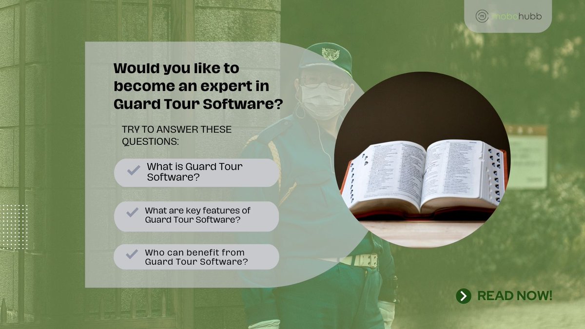 mobohubb's tweet image. Guard tour software is critical for security management. It helps you keep track of your guards' movements and ensures their safety. Check out the top 10 fundamentals of guard tour software to learn more. rb.gy/kpehp
#guardtoursoftware #securityindustry