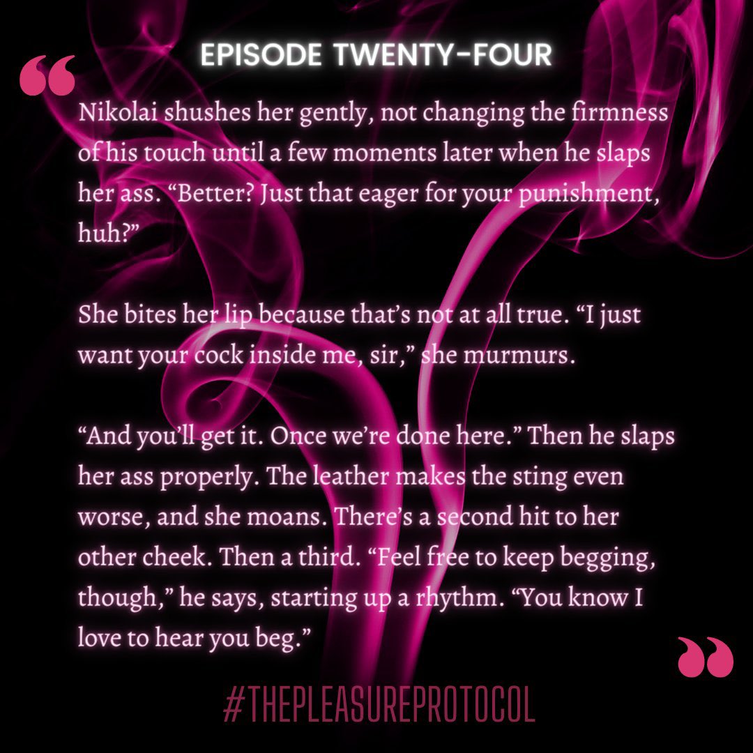 DarcyRomaine's tweet photo. Corinne receives her punishment...and her reward.

Episode 24 of The Pleasure Protocol is now LIVE on Kindle Vella! Follow the link below to start reading today!

https://t.co/XfuhcBvw1W

#ThePleasureProtocol #TPP #KindleVella #HighProtocol https://t.co/x3JM2JYExZ
