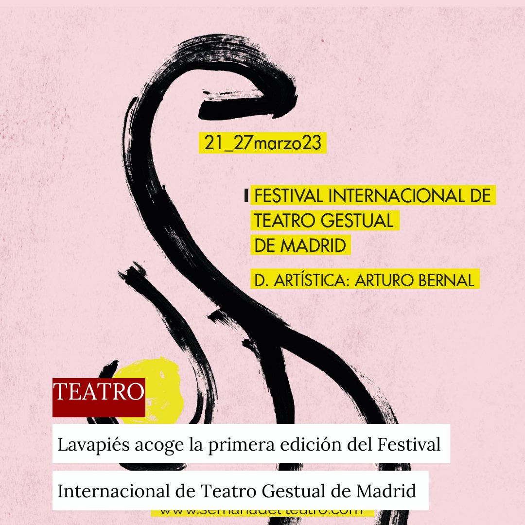 spectaremedia's tweet photo. ¡Llega a Lavapiés el primer Festival de Teatro Gestual!
Más info aquí: https://t.co/EB32rOtjeP
#teatrogestual #lavapiés #festivaldeteatro #culturaparatodos https://t.co/bxYPDCpdUW