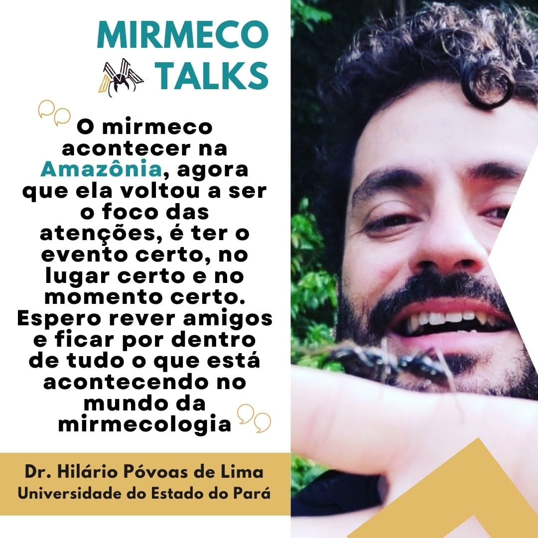 mirmecoamazonia's tweet photo. Hilário Lima, professor e pesquisador na Amazônia conta sua expectativa com a realização do evento na Amazônia! 🐜✨️

Hilário Lima, a professor and researcher in the Amazonia shares his expectations for the event being held in the Amazonia! 🐜✨️ #MirmecoAmazonia #Mirmeco2023 https://t.co/TCvYO4tuhY