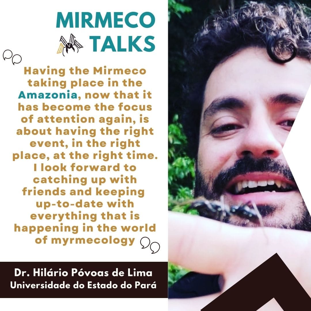 mirmecoamazonia's tweet photo. Hilário Lima, professor e pesquisador na Amazônia conta sua expectativa com a realização do evento na Amazônia! 🐜✨️

Hilário Lima, a professor and researcher in the Amazonia shares his expectations for the event being held in the Amazonia! 🐜✨️ #MirmecoAmazonia #Mirmeco2023 https://t.co/TCvYO4tuhY