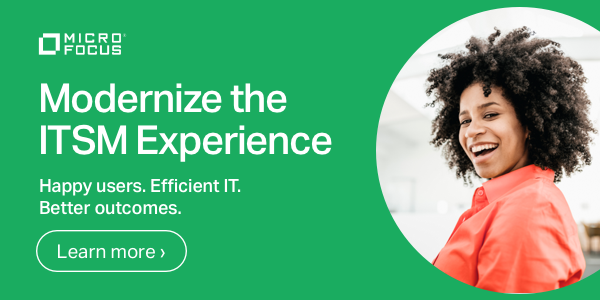 MicroFocusMEA's tweet photo. Not sure why you should make the #MicroFocus #ITSM solution the heart of your digital transformation? Then click on the link to learn how our solution delivers all the benefits of a modern #IT service experience. https://t.co/Nommmp0BD3 https://t.co/WcP6k2sGSQ