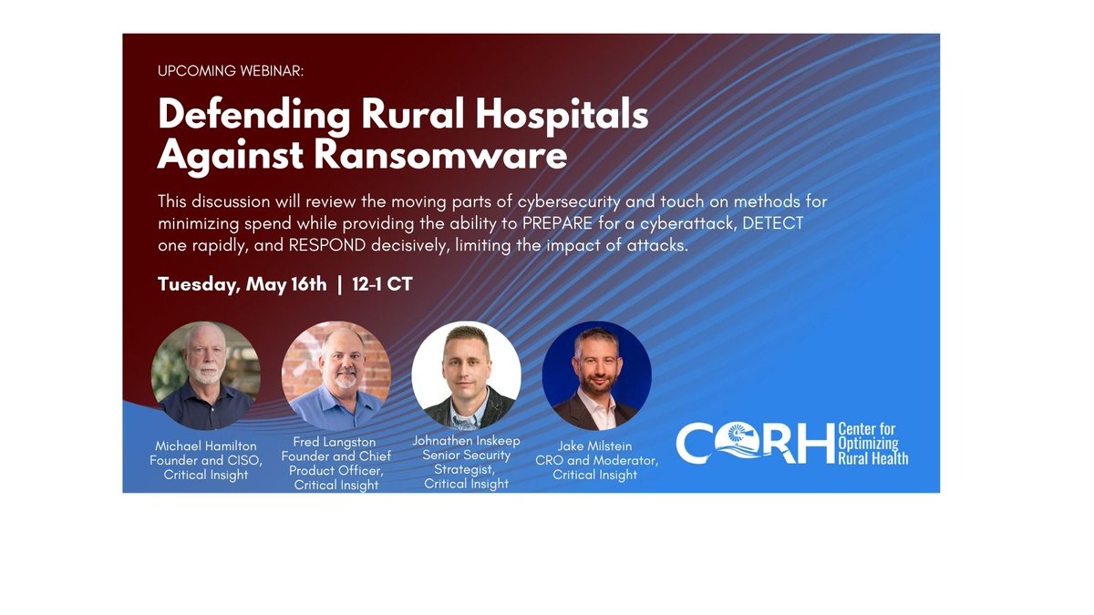Center for Optimizing Rural Health tweet media