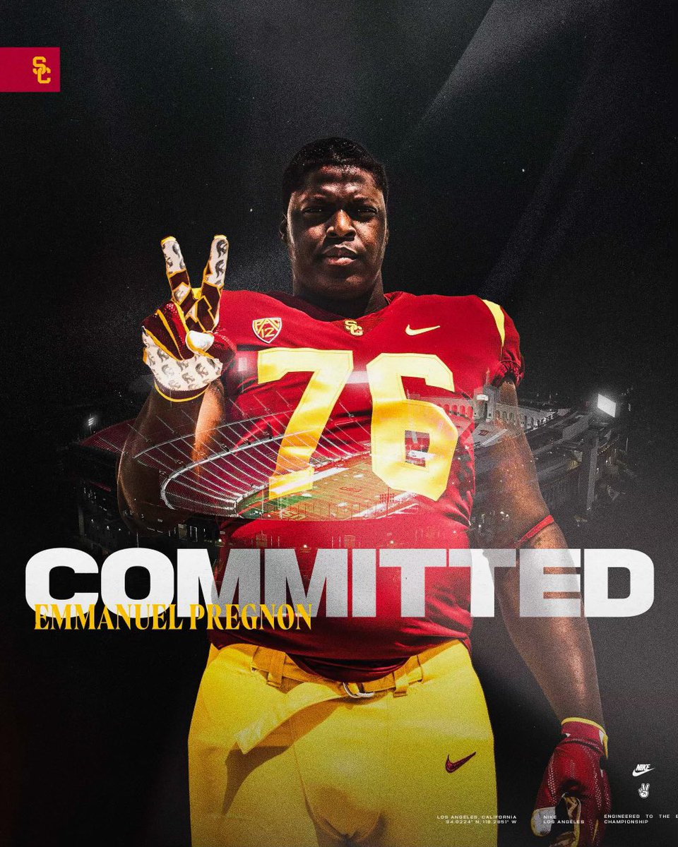 New blessings, excited for this journey…
#fighton #usctrojans <a href="/uscfb/">USC Football ✌️</a>