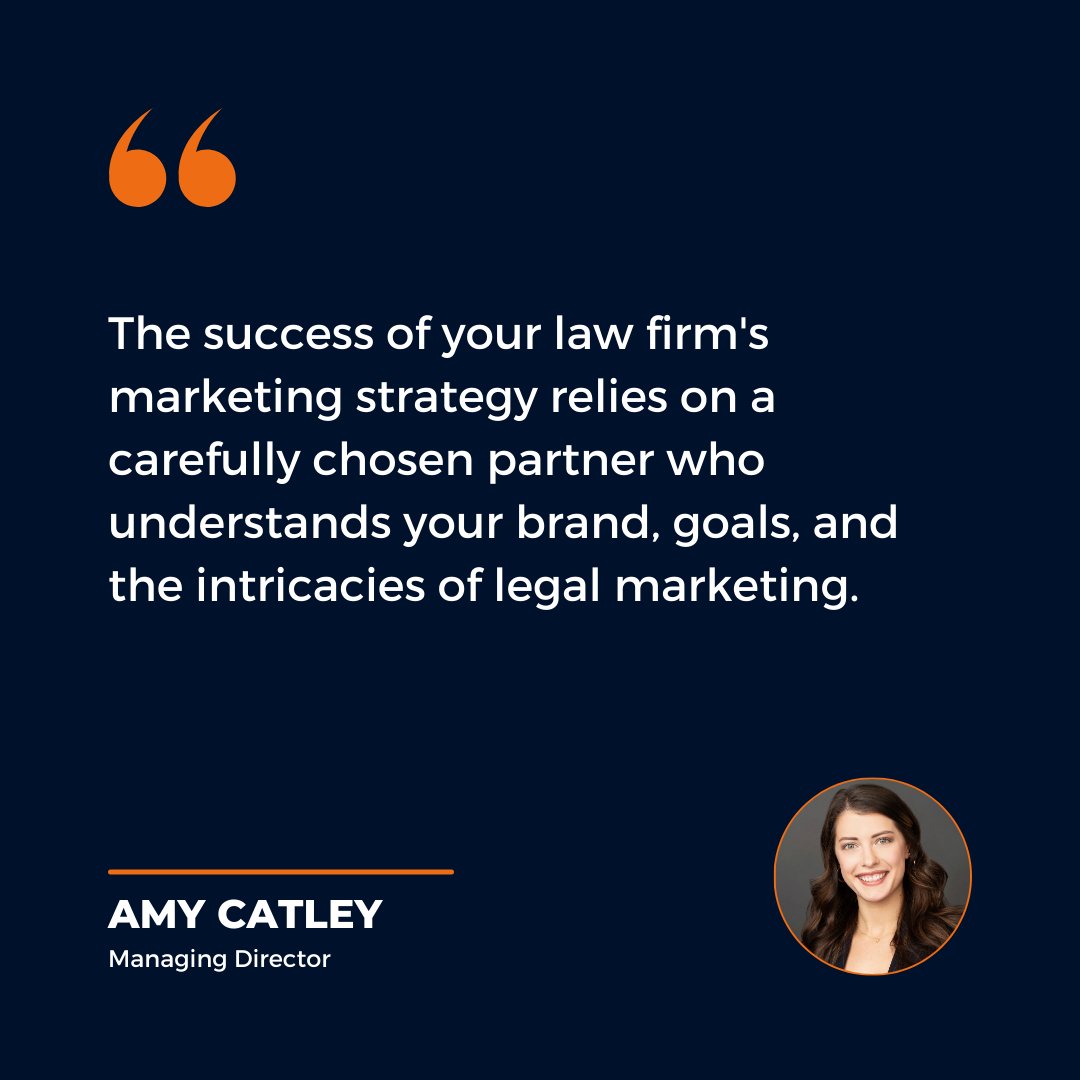 The most successful law firms partner with a marketing agency to boost their online presence and get to the top of Google.

That's why it's important to do your due diligence before hiring an agency. 

#lawfirmmarketing #attorneymarketing⁠
#lawfirm #attorney
#legalmarketing