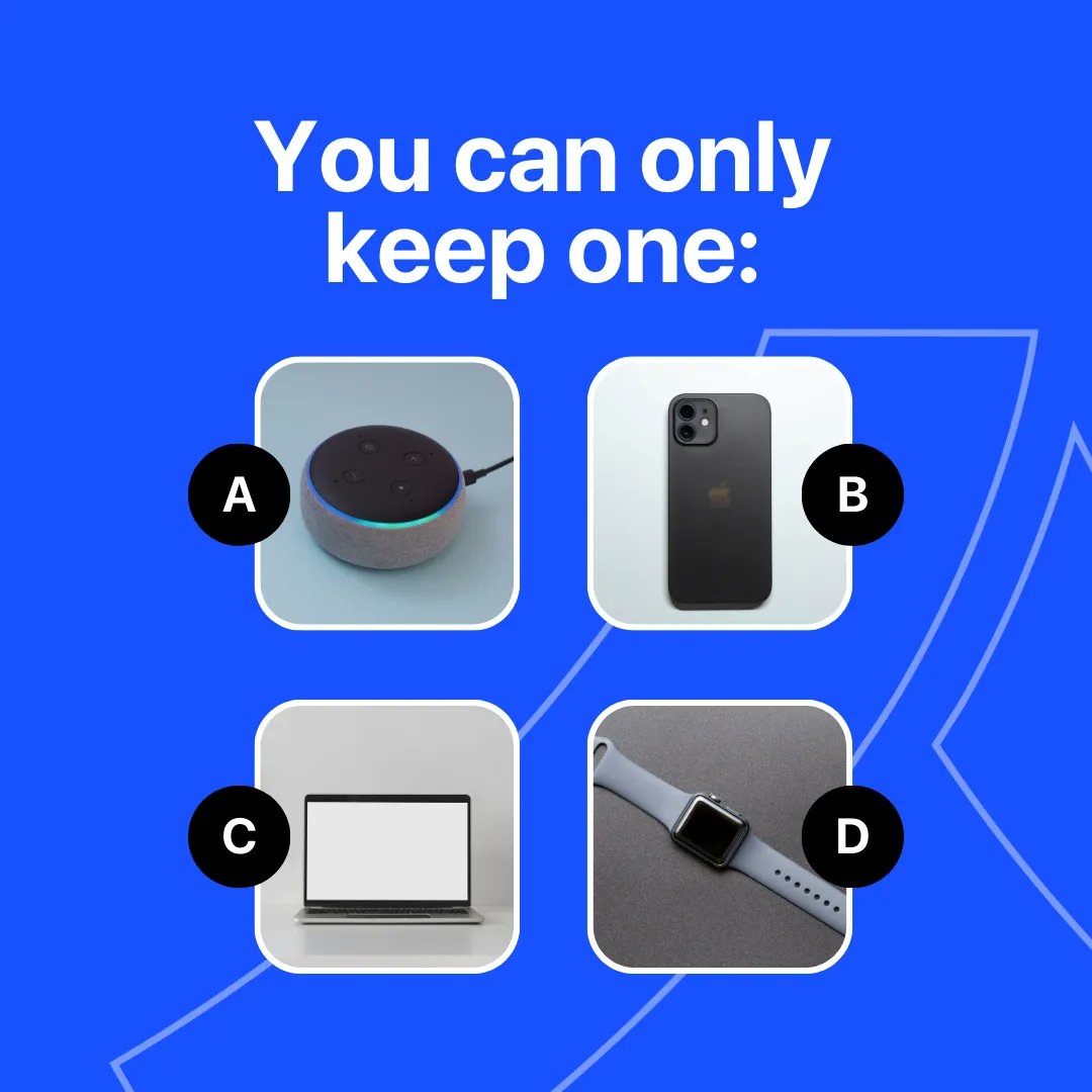 relativitytech's tweet image. Home assistants, smart phones, laptops, and smart watches - 30 years ago these all seemed like futuristic dreams, but today we can't live without them! Which one can you absolutely not live without?