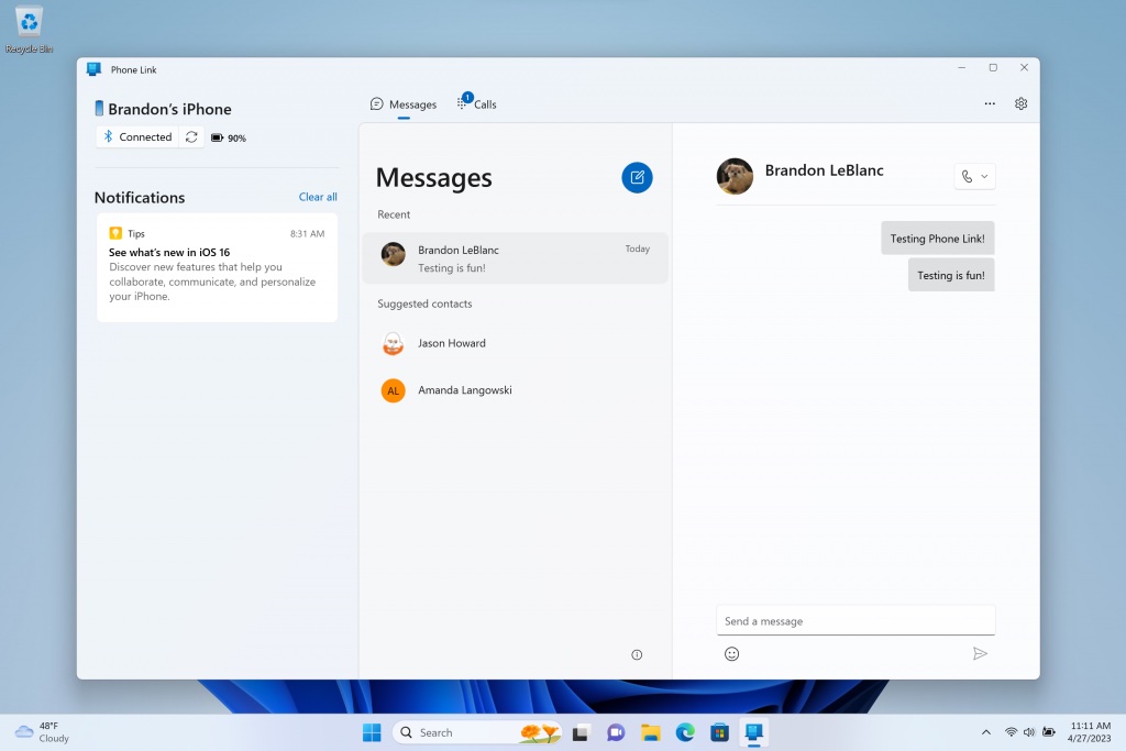 MacRumors's tweet photo. Microsoft Now Rolling Out iMessage Support on Windows With Several Limitations https://t.co/Zga2AcgPf7 by @rsgnl https://t.co/NmjSnlMGkA
