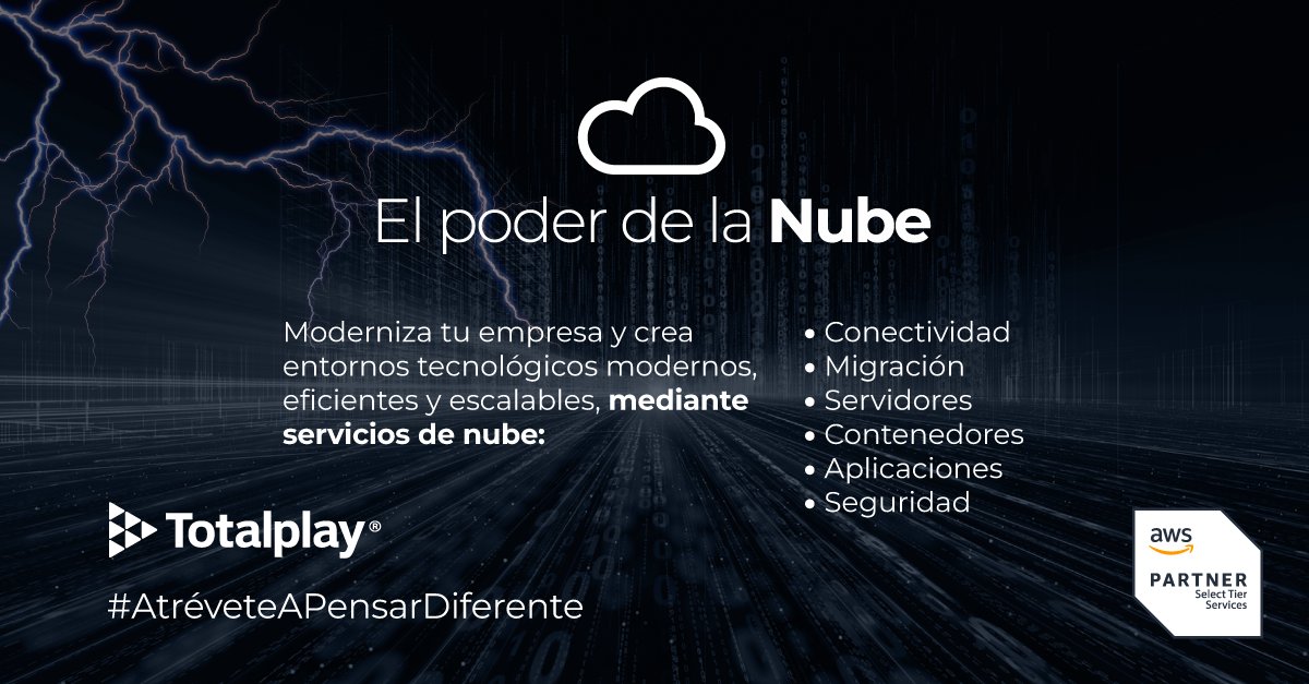 TotalplayEmp's tweet image. 🌩️ Mediante consultoría especializada, te ayudamos a definir qué servicios de nube requiere tu empresa para mejorar sus procesos y aumentar su productividad. Fortalece tu empresa con el #PoderDeLaNube. ☎️ Llámanos al 800 188 0002 para más información.