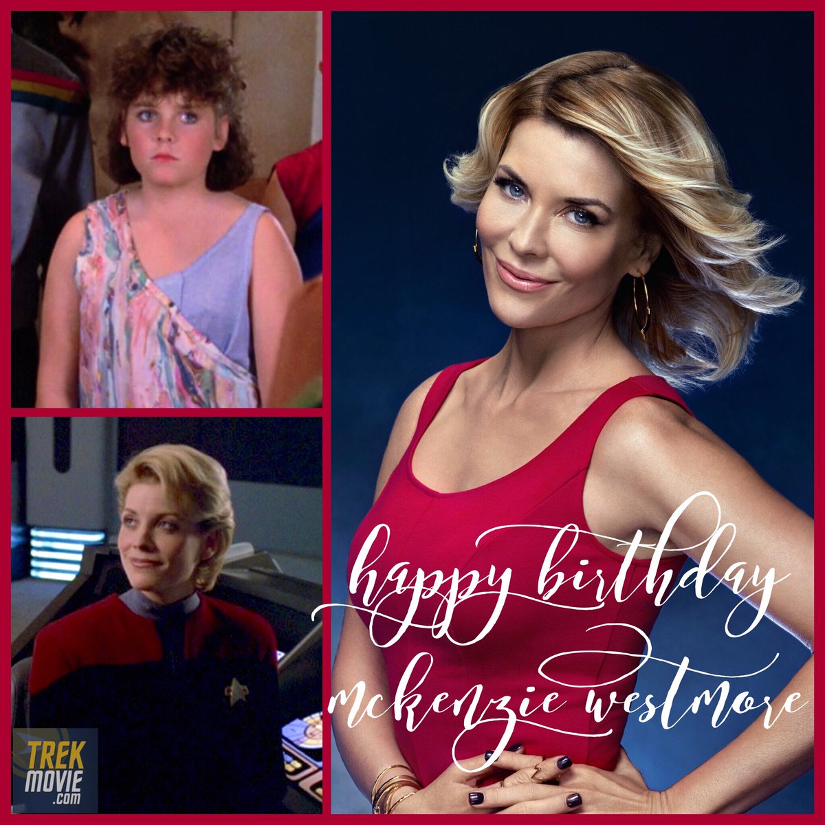 Happy birthday to @mckenziewestmor, daughter of #StarTrek makeup innovator Michael Westmore. She appeared in #StarTrekTNG's 'When The Bough Breaks,' played Ensign Jenkins in a #StarTrekVoyager episode, and was a briefly seen Starfleet officer in #StarTrekPicard season 1.