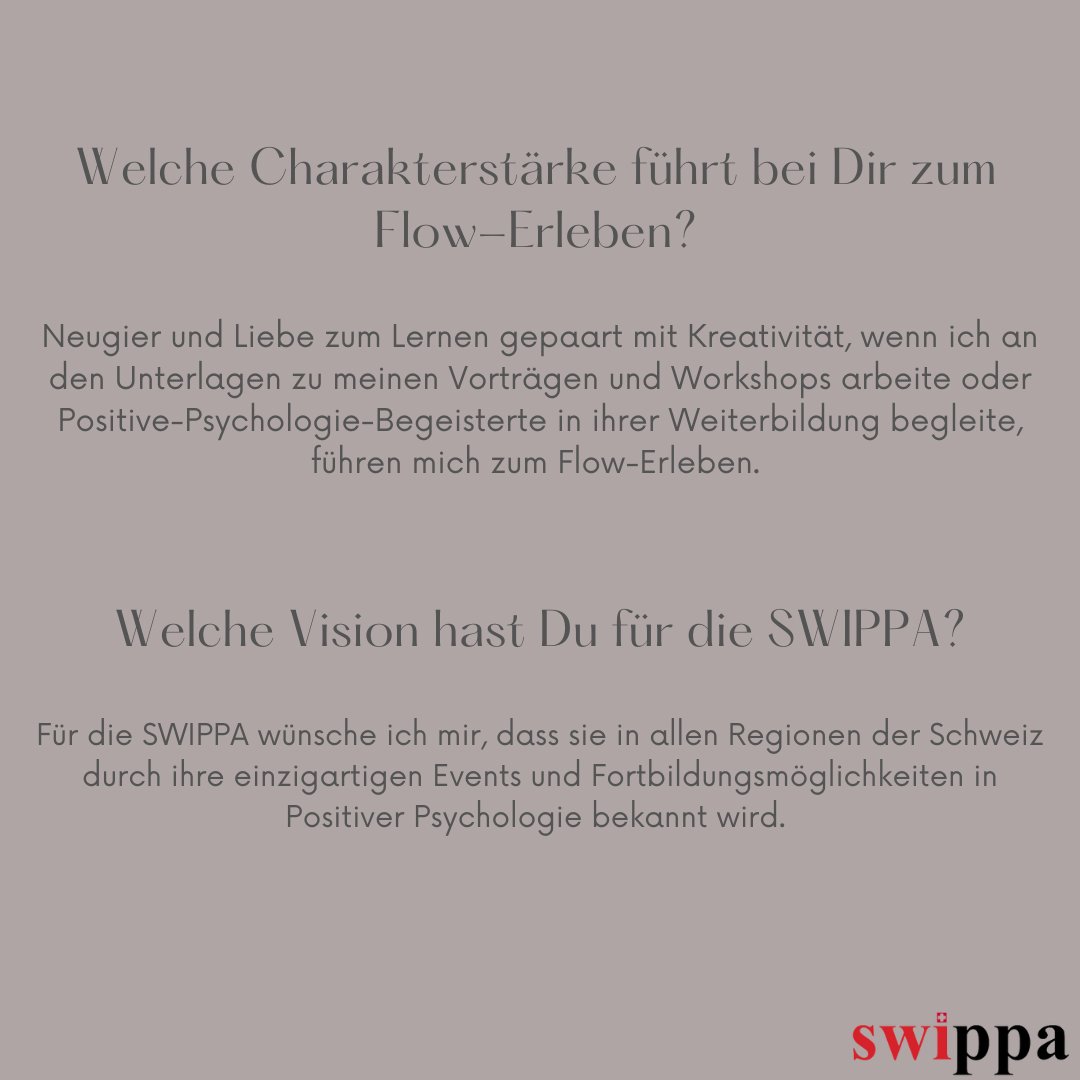 Valentina Vylobkova from the Board introduces herself!

"Curiosity and love of learning coupled with creativity"

My LinkedIn: linkedin.com/in/valentinavy…

#Vorstand #positivemindset #ausdemvorstand #specialedition #SWIPPA #positivepsychology #positivepsychologie
