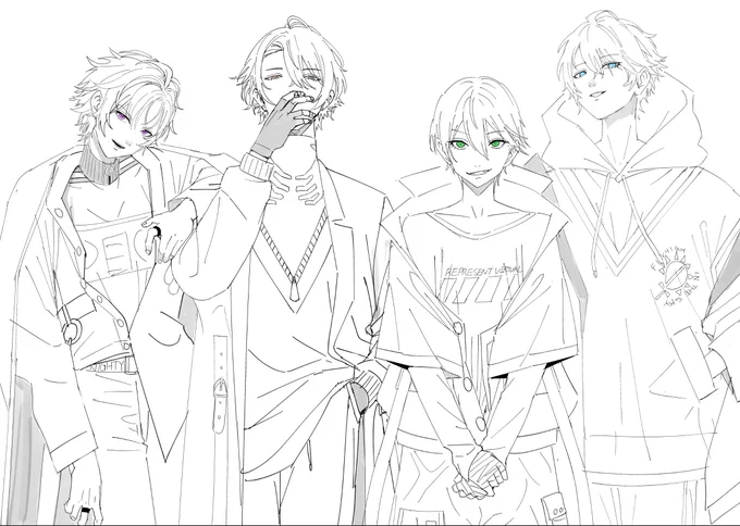 今日はもうこれ描き終わるまで寝れない 