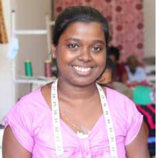 After completing IESC’s entrepreneurship development program delivered by the USAID youth employment and entrepreneurship project, <a href="/YouLead_SL/">YouLead</a>, Priyanthi joined over 4,000 other women in formalizing her business. Her tailoring business is now registered and employs five women.
