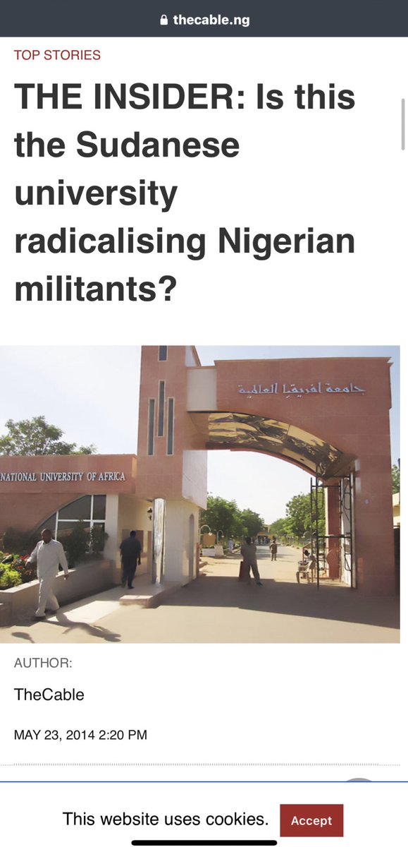 Security agencies are concerned about the role of Sudanese universities in the radicalization of Nigerians linked to Boko Haram. The International University of Africa in Sudan has trained over 1,000 Nigerians in the last decade, including Aminu Sadiq Ogwuche, who allegedly…