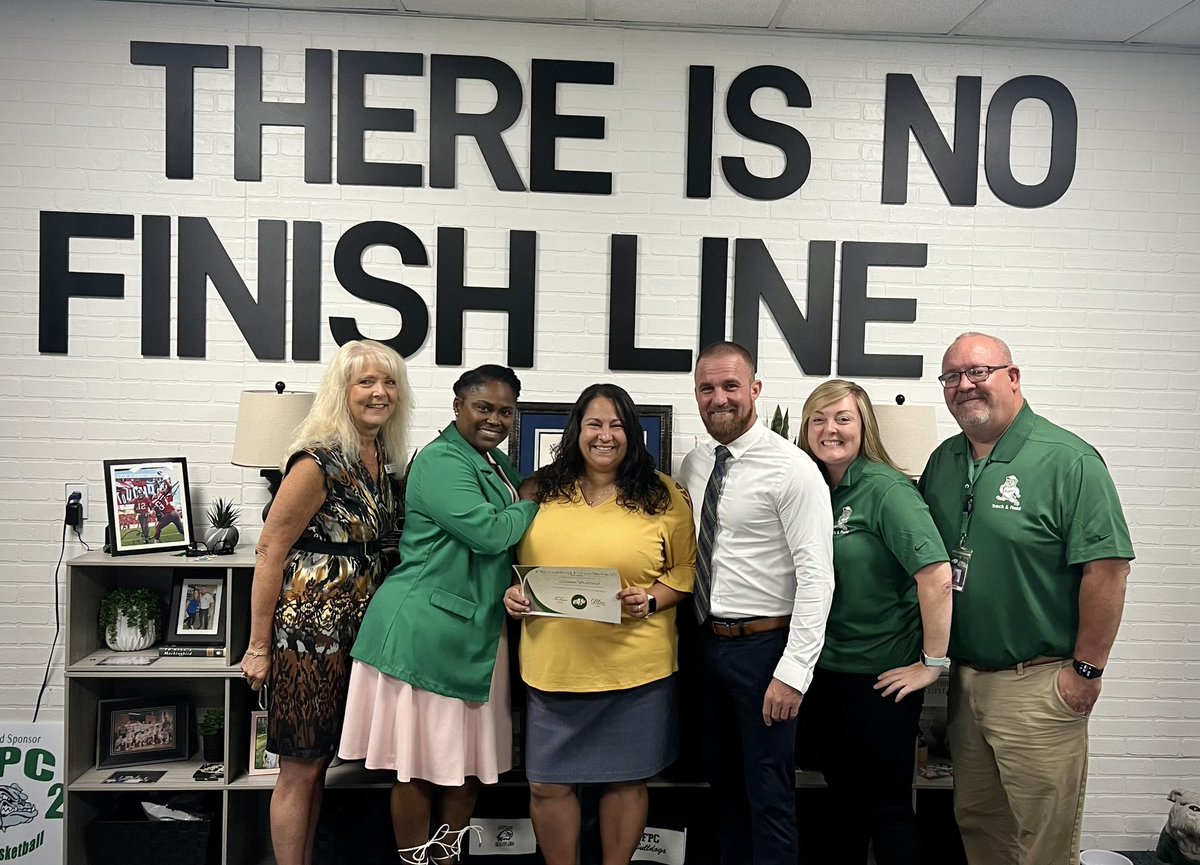 Congratulations to Evana Fretterd for receiving the FPC Elevating Excellence Award for the month of April. Thank you Mrs. Fretterd for ALL you do!! <a href="/FlaglerSchools/">FlaglerSchools</a>