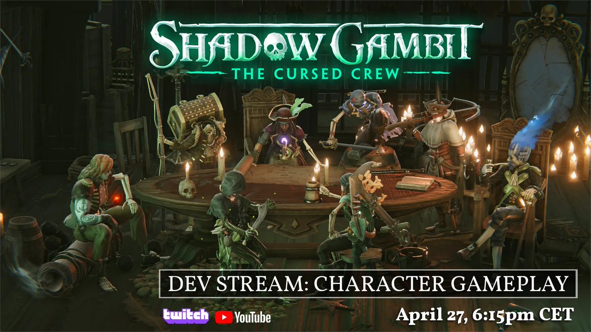 Shadow Gambit: The Cursed Crew 💀 Mimimi Games tweet media