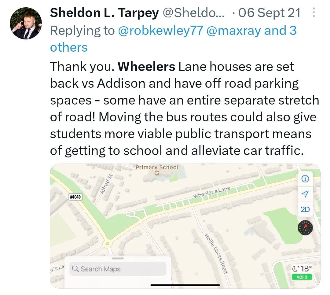 ColonelBhajee's tweet photo. @SheldonTarpey Tarpee got all the busses n traffic he needs today 35 50 11 169 no more pushing down near my road like 2 years ago innit https://t.co/qQe612XKXS