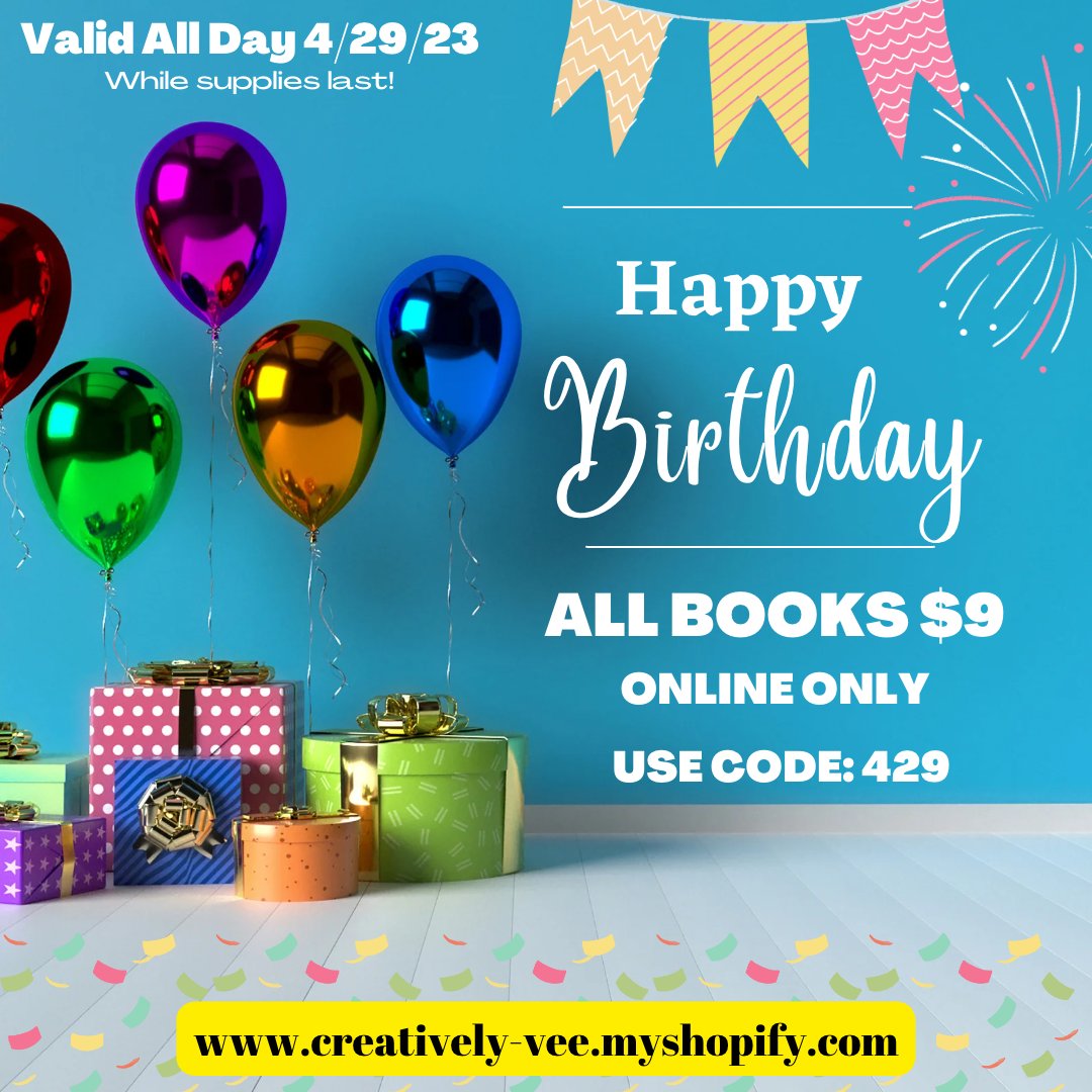 In honor of my BIRTHDAY, On April 29th, I'll be gifting you a special code for $3 off your purchase of Officer Washington's First Day or Officer Washington and the Not So Big Bully! So if you only have one, or none, of these books, now is your time to grab them for the little peo