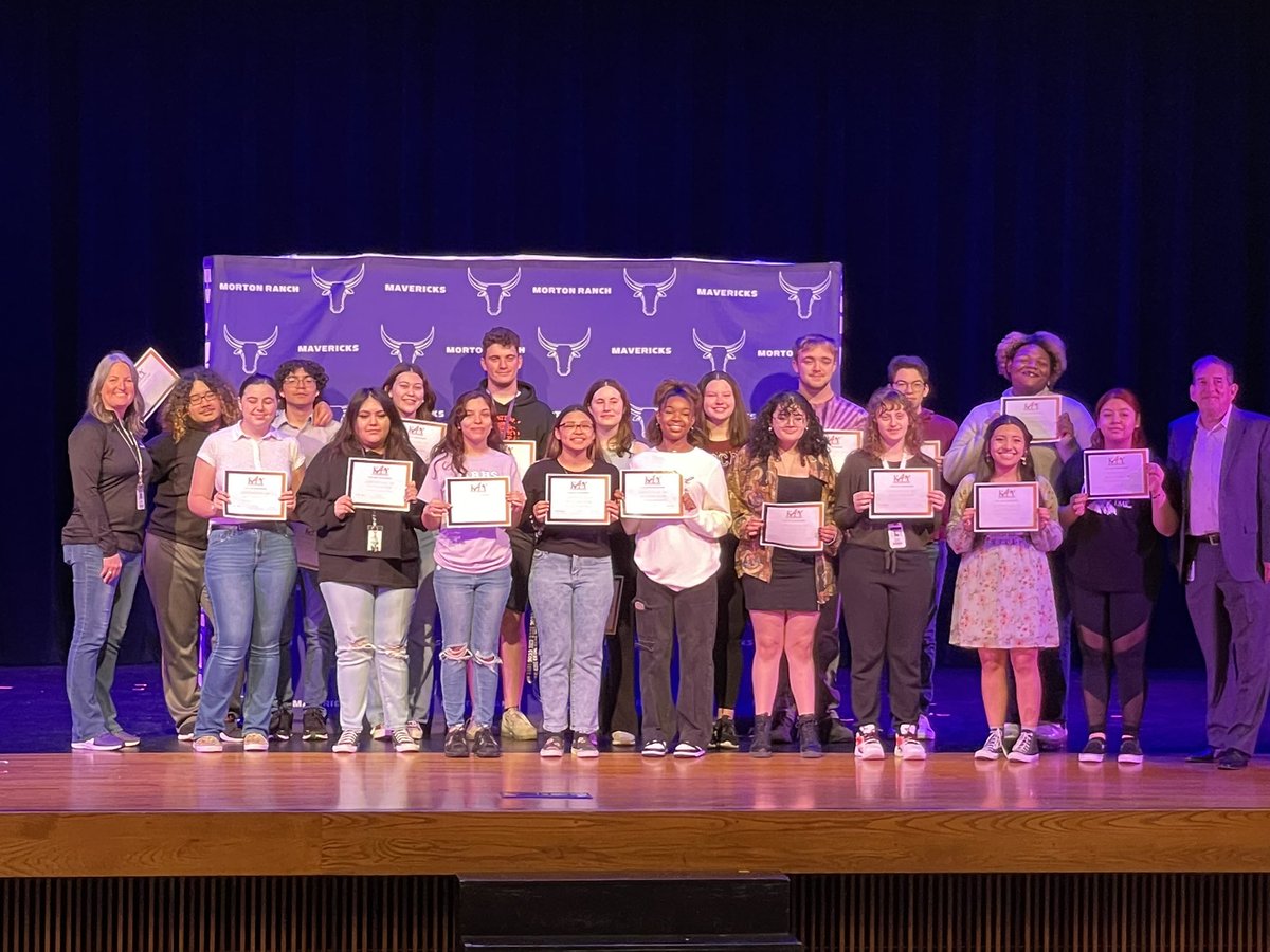 Congratulations to all of our students <a href="/2023Mrhs/">MRHS_2023</a> pursuing Fine Arts degrees in college! <a href="/KatyISDFineArts/">Katy ISD Fine Arts</a> #talentedmavs #teammav #ilovemortonranch