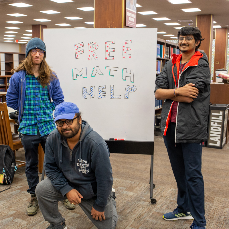UofSC_CAS's tweet image. Pop-up math exam help in TCoop this week! 🧮📚
9 a.m. to 4 p.m.
April 27 and 28
Library main floor (across from Starbucks)