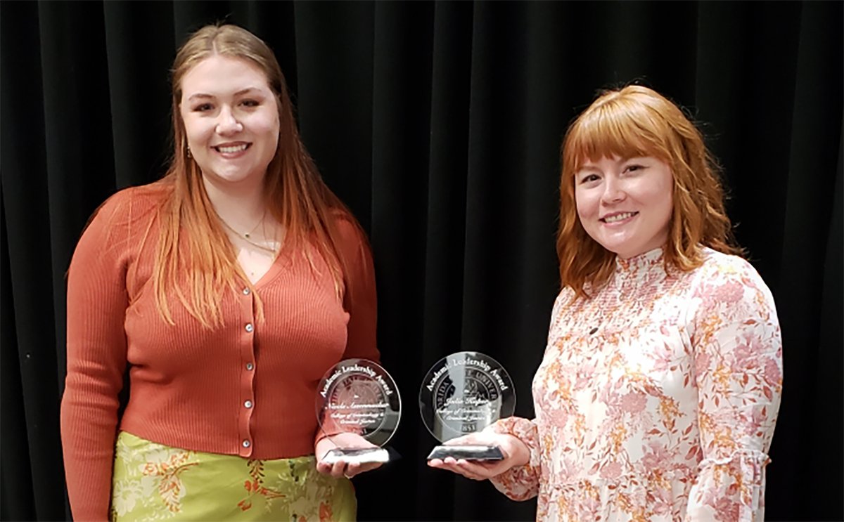 FSUCriminology's tweet photo. Congratulations to @FSUCriminology students Nicole Assenmacher and Julie Kuper, who received Academic Leadership Awards at the @FloridaState #LeadershipAwardsNight on April 11. #Criminology #CriminalJustice #FSU 

Click the link for more:
https://t.co/IlnNQb7rZl https://t.co/KuLmanBpXw
