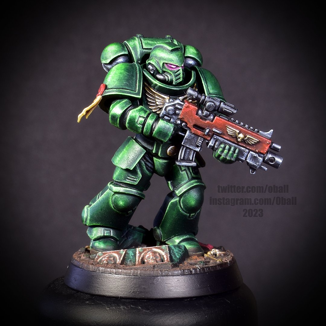 oball's tweet photo. Dark Angels were always my favourite chapter back in the 90s, about time I finally got around to painting one
#WarhammerCommunity #warhammer #warhammer40k #warhammer40000 #darkangels #adeptusastartes #minipainting #miniofthemonth #hobbystreak #paintcultist #ozpainters https://t.co/k72YncEOcn