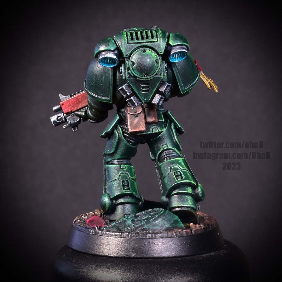 oball's tweet photo. Dark Angels were always my favourite chapter back in the 90s, about time I finally got around to painting one
#WarhammerCommunity #warhammer #warhammer40k #warhammer40000 #darkangels #adeptusastartes #minipainting #miniofthemonth #hobbystreak #paintcultist #ozpainters https://t.co/k72YncEOcn