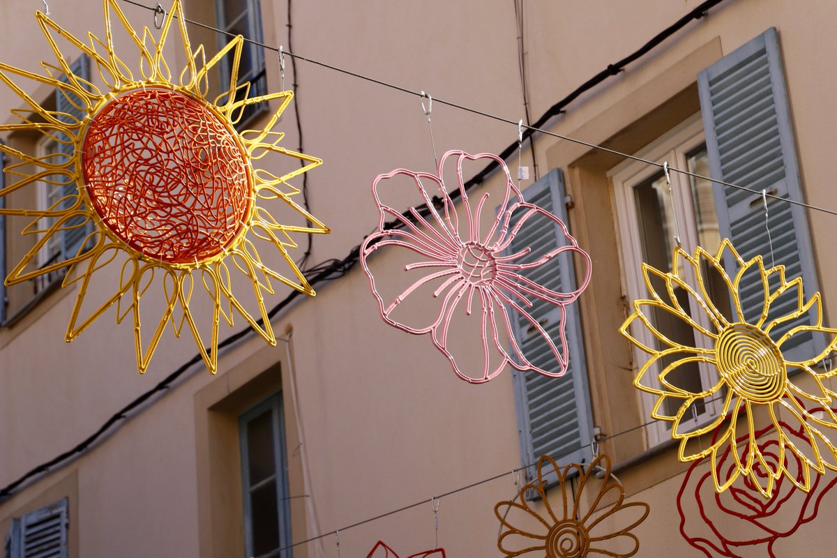 CitaDiLisula's tweet photo. 🦋 Fleurs, papillons, sphères, feuilles … ces éléments colorés, recyclables et biodégradables décoreront notre cité paoline durant toute la période estivale.
🤗 Ritruvemuci per i nostri carrughji per un estate d’incantu ! #lisula https://t.co/W5scxwnMMM