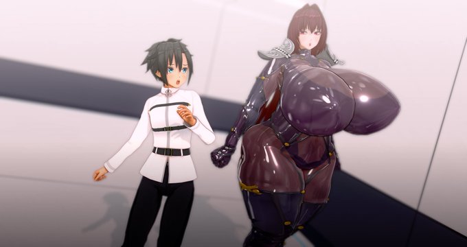 ルーンで同じ身体にされて、みっちり稽古を受けるぐだ 