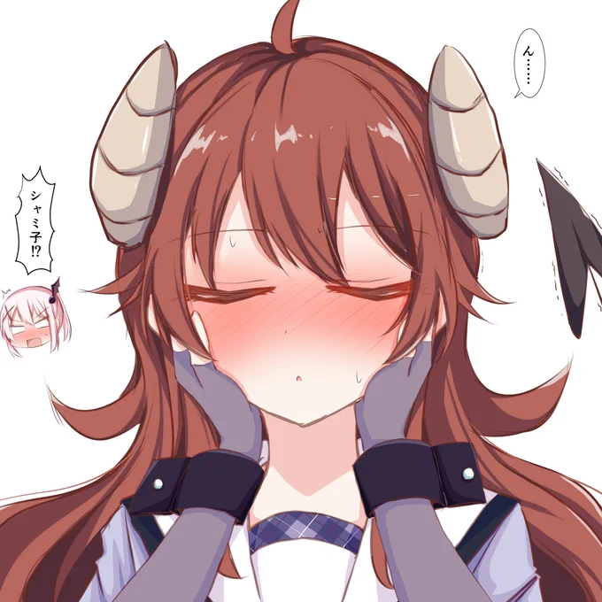 誤魔化すシャミ子です #まちカドまぞく 