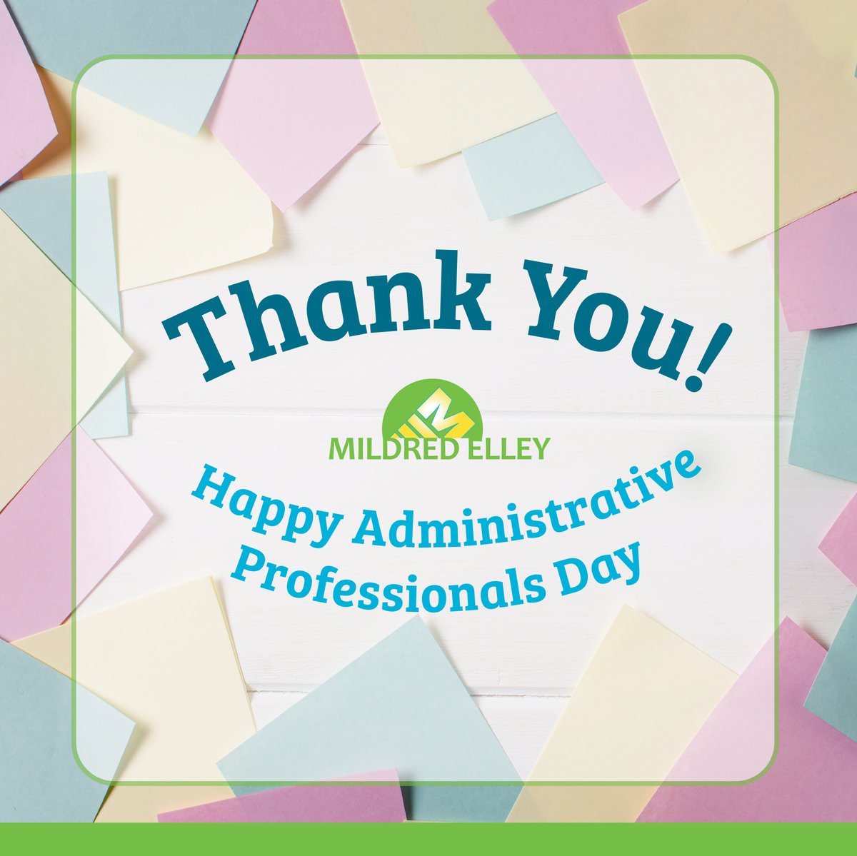 MildredElley's tweet photo. Happy Administrative Professionals Day! https://t.co/Tr26DZ1aRi