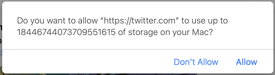 DaveLeedotcom's tweet photo. What fresh hell is this? Anyone else seeing this? #twitter #safari #macOS https://t.co/VDN7fAloRx