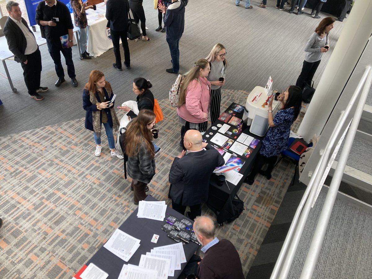 Today’s annual flow conference has been a great chance to catch up with new and familiar faces from the #flowcytometry community at #miflow2023

20+ talks, posters presentations and brand new training resources on how to use state of the art equipment 📹 #MidlandsResearch