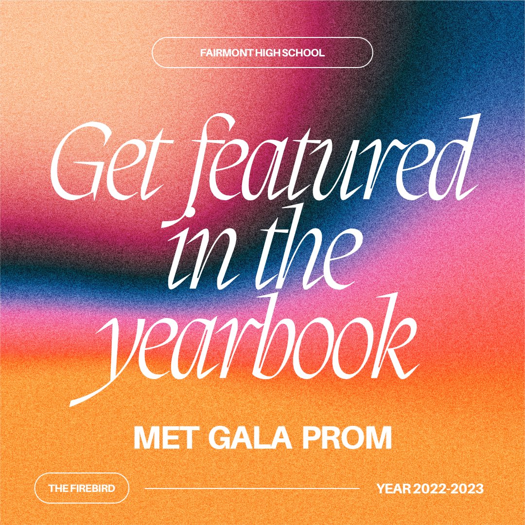 DM us with your favorite pictures from prom and after prom to be featured in this years yearbook‼️