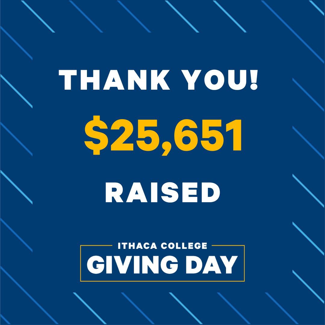 IthacaMBB's tweet photo. We are extremely grateful to everyone who donated!  Happy to say we reached our goal of $25,000 raised on Giving Day! We also reached our goal of having at least 75 donors!

Great day to be a Bomber! Thank you!

#GoBombers | #FAMILY https://t.co/ab9YbktoAN