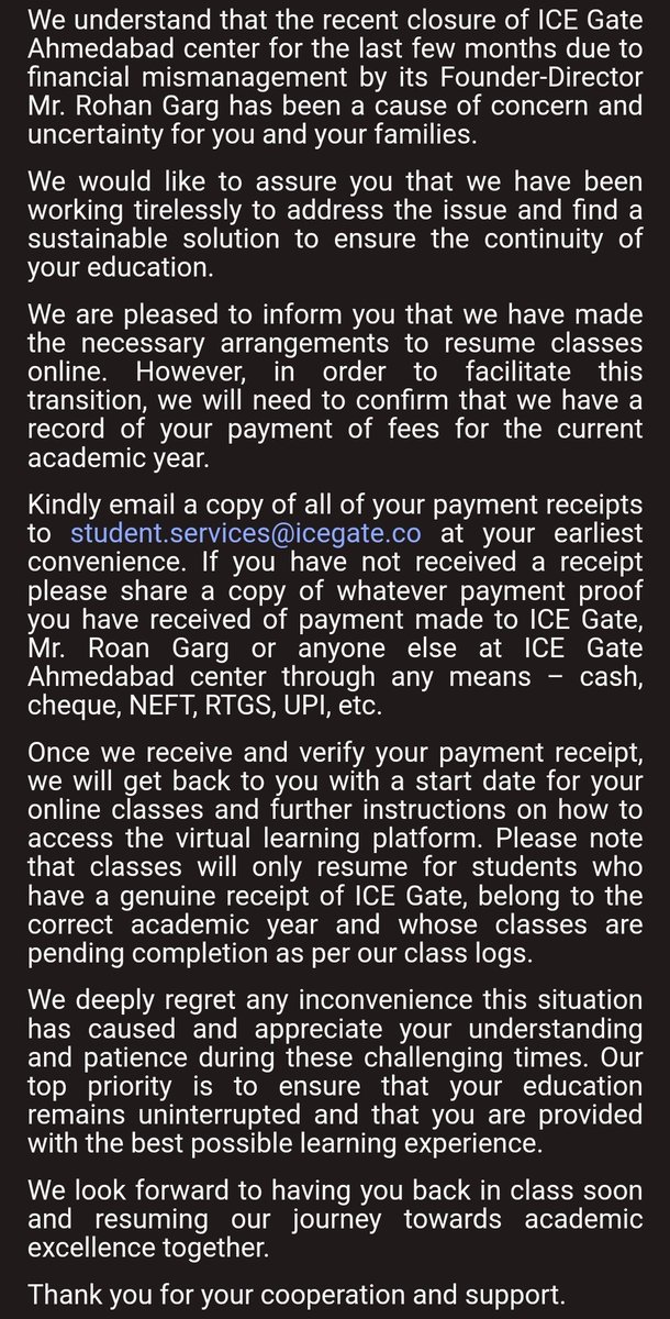 We have paid for OFFLINE course and @careerlauncher is asking for ONLINE classes. How can anyone tolerate this ? We just want refund.!!!! @gpkafunda 
#Refund #fees