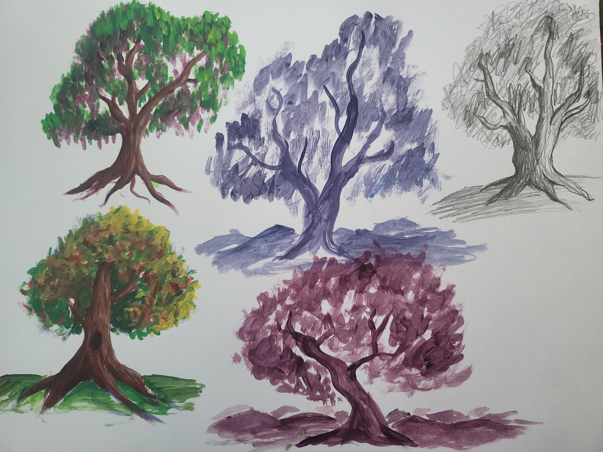 lialnis's tweet photo. Few sketches for a new painting 🌳🎨🖌️ 

#acrilicpainting #pintura #painting  #sketches #boceto #art #ArtistOnTwitter  #arte https://t.co/6Dzah46dNq
